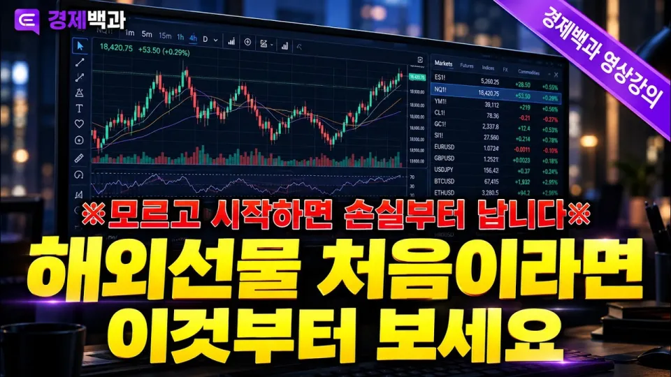 해외선물 하는법 처음이라면 이것부터 보세요|초보자 완벽 가이드